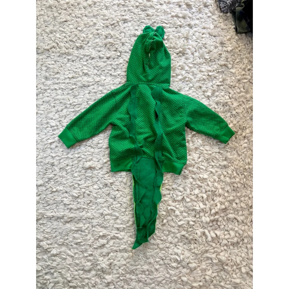 Baby Unbranded Halloween Dress up Crocodile Costume One Size Green Yellow
